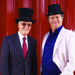 BBC: Just a Minute. Image shows from L to R: Nicholas Parsons, Paul Merton