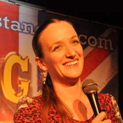 The News at Kate 2011. Kate Smurthwaite. Copyright: BBC