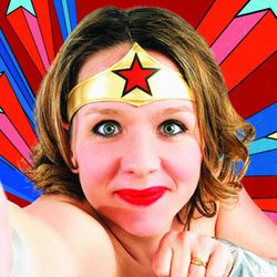 Kerry Godliman - Wonder Woman. Kerry Godliman. Copyright: BBC