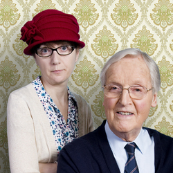 A Visit From Miss Prothero. Image shows from L to R: Suki Webster, Nicholas Parsons