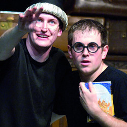 Potted Potter: The Unauthorised Harry Experience - A Parody by Dan and Jeff. Image shows from L to R: Daniel Clarkson, Jeff Turner