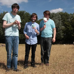 Sheeps: A Sketch Show. Image shows from L to R: Daran Johnson, Liam Williams, Alastair Roberts