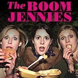 The Boom Jennies: Blowout. Image shows from L to R: Anna Emerson, Catriona Knox, Lizzie Bates