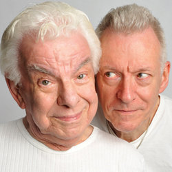 Barry Cryer and Ronnie Golden - Going Gaga. Image shows from L to R: Barry Cryer, Ronnie Golden