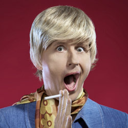 Bob Downe... Smokin'. Mark Trevorrow. Copyright: BBC