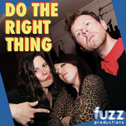 Do The Right Thing. Image shows from L to R: Margaret Cabourn-Smith, Danielle Ward, Michael Legge. Copyright: Jack Hylton Productions