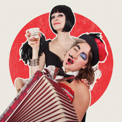 EastEnd Cabaret: Notoriously Kinky. Image shows from L to R: Jennifer Byrne, Victoria Falconer-Pritchard