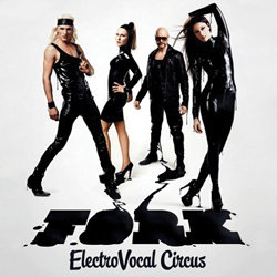 Fork - Electro Vocal Circus. Image shows from L to R: Kasper Ramström, Anna Asunta, Jonte Ramsten, Mia Hafrén. Copyright: Vera Productions