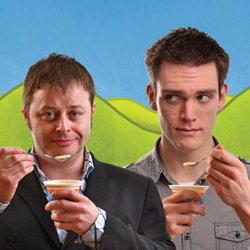 Making Life Taste Funnier. Image shows from L to R: Sean Turner, Graham Oakes