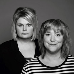 Hanks and Conran: Pigs In Blankets. Image shows from L to R: Susan Hanks, Lou Conran. Copyright: Mithras Films