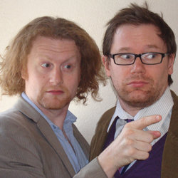 The Comedy Sandwich. Image shows from L to R: Dan McKee, Laurence Tuck. Copyright: London Weekend Television