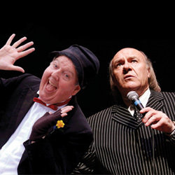 Mick Miller and Jimmy Cricket. Image shows from L to R: Jimmy Cricket, Mick Miller. Copyright: BBC