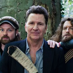 Return of the Lumberjacks (Back by Poplar Demand). Image shows from L to R: Glenn Wool, Stewart Francis, Craig Campbell