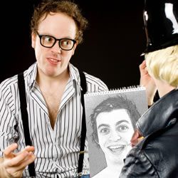 Slap And Giggle: Redrawn. Image shows from L to R: Sid Wick, James Bennison