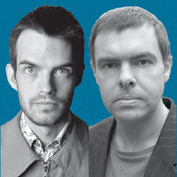 The Tim and Pat Show. Image shows from L to R: Pat Cahill, Tim Shishodia