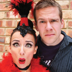 The Tom Collins Free Variety Hour. Image shows from L to R: Abigail Collins, Tom Balmont. Copyright: BBC