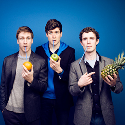 Foil, Arms and Hog - Late Night Irish Sketch Comedy. Image shows from L to R: Sean Finegan, Conor McKenna, Sean Flanagan