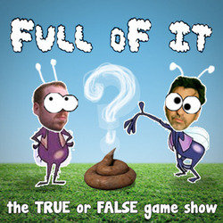 Full of It: The True or False Game Show - The 2 Fat F*cks on Holiday Tour 2013. Image shows from L to R: Jamie McCarney, David Tulk