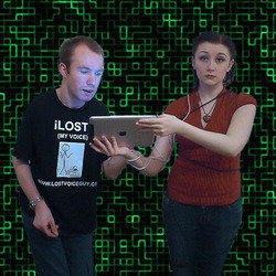 Are You a Technophile? - Free. Image shows from L to R: Lee Ridley, Emily Wood. Copyright: Red Door