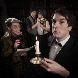 Aaaand Now For Something Completely Improvised. Image shows from L to R: Tom Skelton, Chris Turner, Dougie Walker, Daniel Roberts. Copyright: BBC