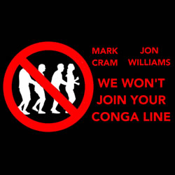 Cram & Williams: We Won't Join Your Conga Line. Copyright: Hat Trick Productions