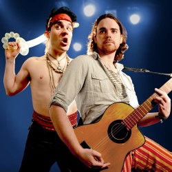 Jollyboat: Five Stars, F*****ck Yeah!. Image shows from L to R: Tommy Croft, Ed Croft. Copyright: Levity Productions