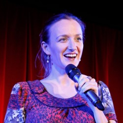 Late With Kate. Kate Smurthwaite. Copyright: BBC