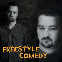 Molland & Sullivan: Freestyle Comedy. Image shows from L to R: Sully O'Sullivan, Rick Molland. Copyright: Talkback Productions