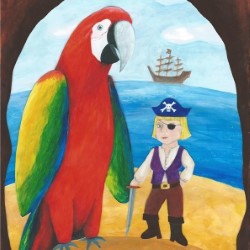 Pirate and Parrot. Copyright: Foghorn Productions