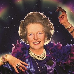 Margaret Thatcher Queen of Soho. Copyright: LittleRedVan