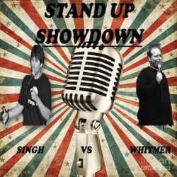 Stand-Up Showdown: Singh vs Whitmer. Image shows from L to R: Sid Singh, Nick Whitmer