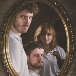 Gein's Family Giftshop: Volume 2. Image shows from L to R: James Meehan, Edward Easton, Kath Hughes
