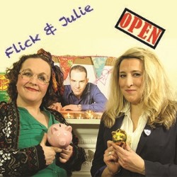 Flick and Julie: Pop-Up Penny Pinchers. Image shows from L to R: Gemma Layton, Beth Granville