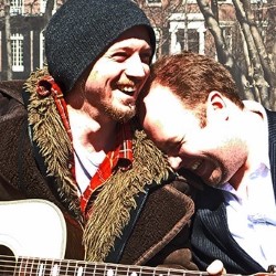 Jonny and the Baptists: The End Is Nigh. Image shows from L to R: Paddy Gervers, Jonny Donahoe