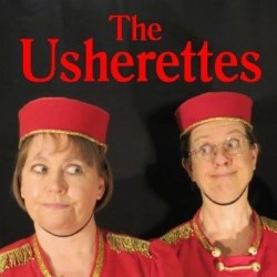 The Usherettes. Image shows from L to R: Karen Levick, Helen Wood