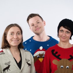 I Wish It Could Be Christmas Everyday.... Image shows from L to R: Kit Murdock, Aaron Twitchen, Claire Corfield