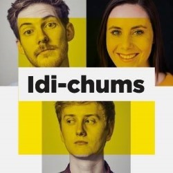 Idi-chums - A Stand-Up Comedy Showcase. Image shows from L to R: Joseph Parsons, Joseph Emslie, Kate Dolan