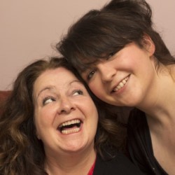 Janey Godley's Podcast Live at the Fringe. Image shows from L to R: Janey Godley, Ashley Storrie