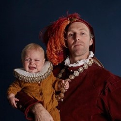 Trygve vs a Baby. Image shows from L to R: Phineas Wakenshaw, Trygve Wakenshaw