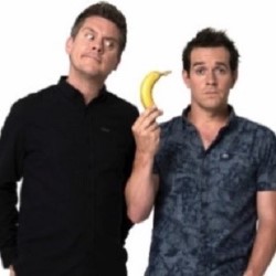 Dick and Dom: Dick V Dom. Image shows from L to R: Dick McCourt, Dominic Wood