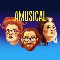 Amusical. Image shows from L to R: Jayde Adams, Dave Cribb, Kiri Pritchard-McLean