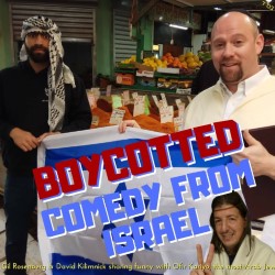 Boycotted: Comedy from Israel. Image shows from L to R: Ofir Kariyo, Gill Rosenberg, David Kilimnick