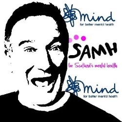 For Robin Williams: A Benefit Gig in aid of Mind and SAMH. Image shows from L to R: Nish Kumar, Sofie Hagen, Rosie Jones, Laura Lexx, Tom Walker, Andrew O'Neill, Colt Cabana