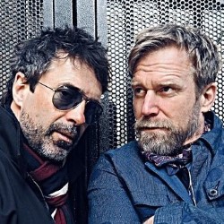 Tony Law and Phil Nichol: Virtue Chamber Echo Bravo. Image shows from L to R: Phil Nichol, Tony Law