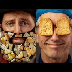 Captain Breadbeard's Bready Brilliant Comedy Cookbook. Image shows from L to R: Dave Watt, Nick Surridge