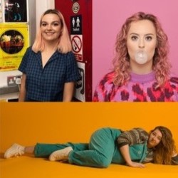 Dumbelles. Image shows from L to R: Millie Haswell, Dani Johns, Jessie Nixon