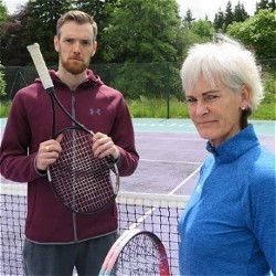 Duncan and Judy Murray Show. Image shows from L to R: Chris Forbes, Judy Murray