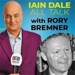 Iain Dale: All Talk with Rory Bremner. Image shows from L to R: Iain Dale, Rory Bremner