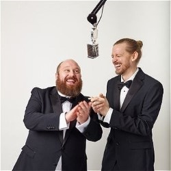 Jonny & The Baptists: Dance Like It Never Happened. Image shows from L to R: Jonny Donahoe, Paddy Gervers