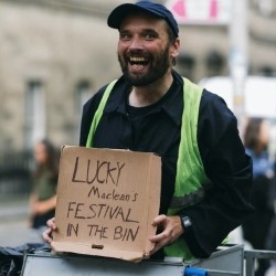 Lucky Maclean's Festival in the Bin. Ben Whitehead